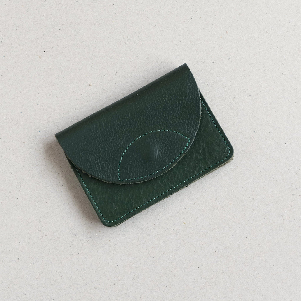 annatreurniet.nl Wallets Bertie small forest green wallet eco leather