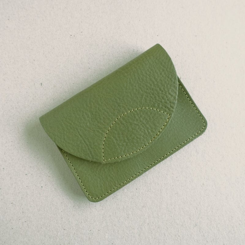 annatreurniet.nl Wallets Bertie small olive green wallet eco leather