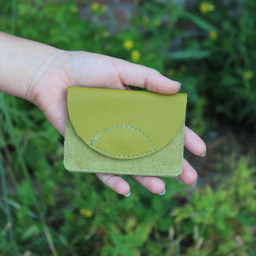 annatreurniet.nl Wallets Bertie small apple green wallet recycled leather