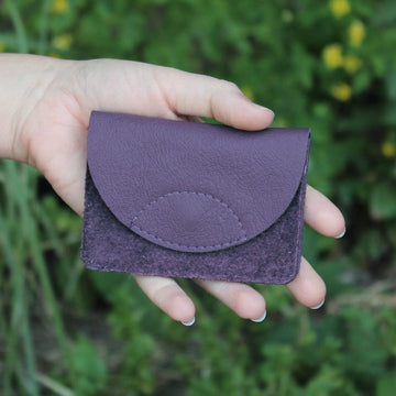annatreurniet.nl Wallets Bertie small wallet recycled leather purple